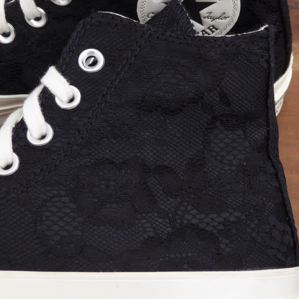 Converse Chuck 70 Lace Womens High Top Sneakers Black Floral Lace A13665C 8.5 - Picture 4 of 10